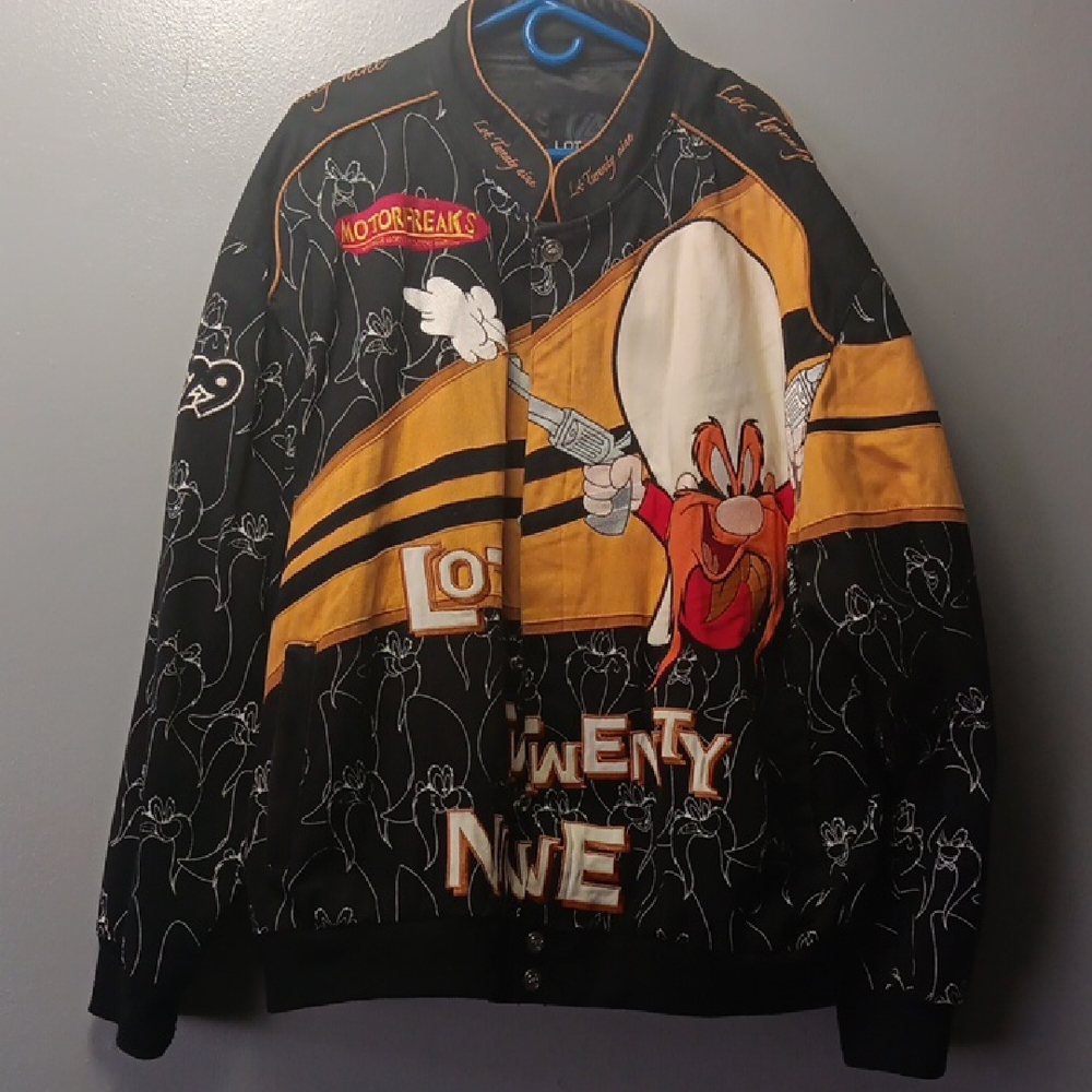 Rare Lot 29 Yosemite Sam Black and Tan Men's Jacket